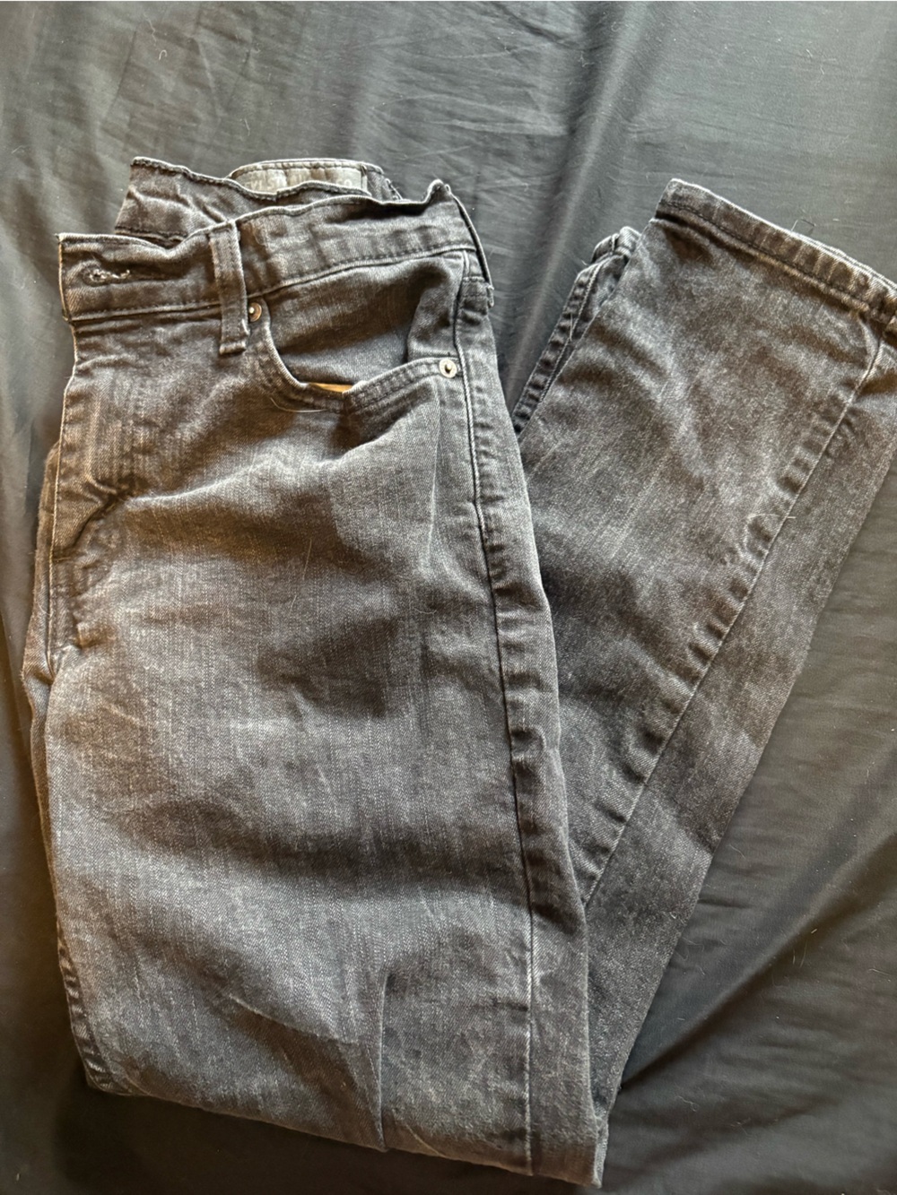 Levi's Slim Fit Black Washed Jeans